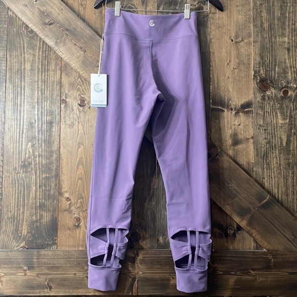 NWT Johnny Was Calme leggings women's size XS - purple MUG  NWT - Picture 3 of 6